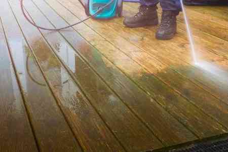 cleaning and maintaining a deck